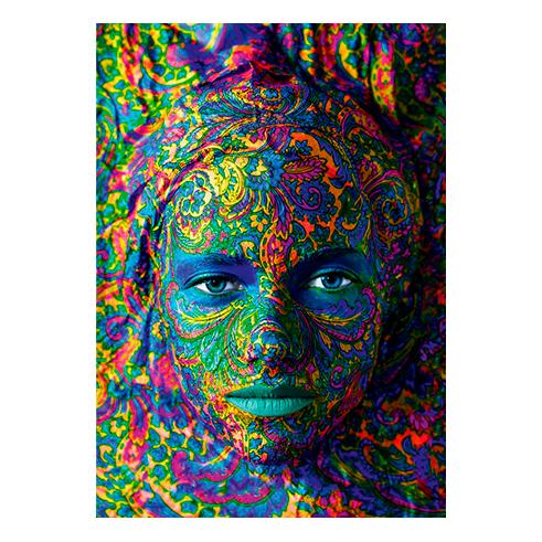 BLUEBIRD F-60287 Puzzle 1000 Pcs Face Art - Portrait of woman