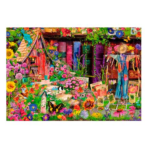 BLUEBIRD F-90721 Puzzle 1000 Pcs The Scarecrow's Garden