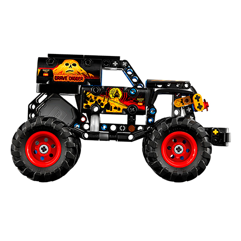 LEGO 42219 Technic Monster Jam Grave Digger Fuego y Hielo