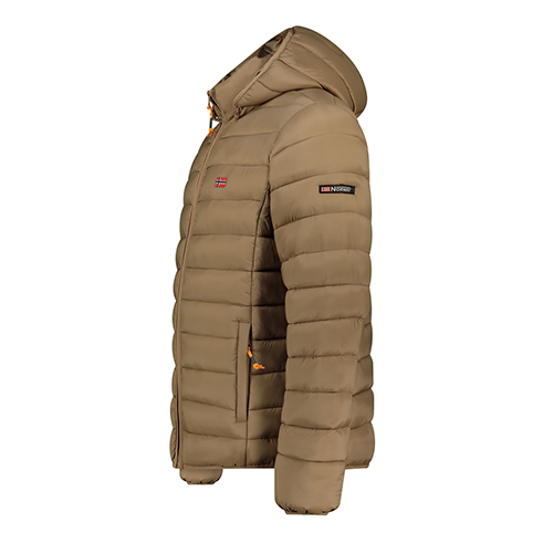 GEOGRAPHICAL NORWAY WZ5975H/GN AMIGOLOR Padded Hooded Jacket Taupe