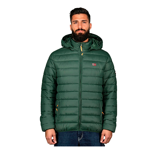 GEOGRAPHICAL NORWAY WZ5966H/GN AMIGOLOR Padded Hooded Jacket Green