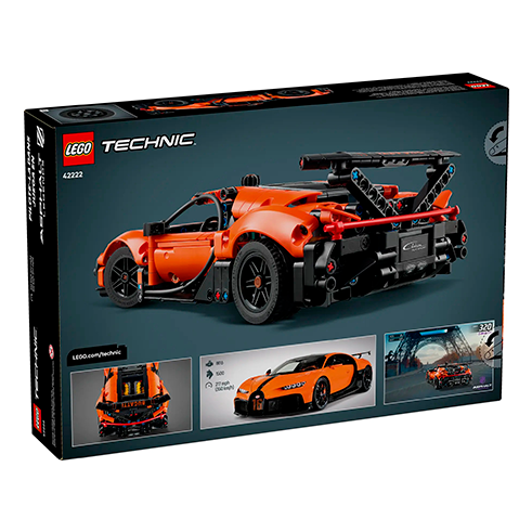 LEGO 42222 Technic Hipercoche Bugatti Chiron Pur Sport
