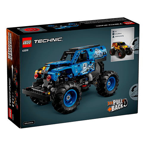 LEGO 42219 Technic Monster Jam Grave Digger Fuego y Hielo