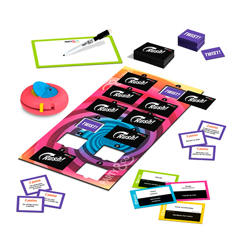 JUMBO 100293 Juego Party & Co - Rush! Flip & Fun (PT)