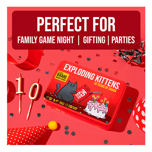 EXPLODING KITTENS Game 10 Years Anniversary Tin Edition (EN)