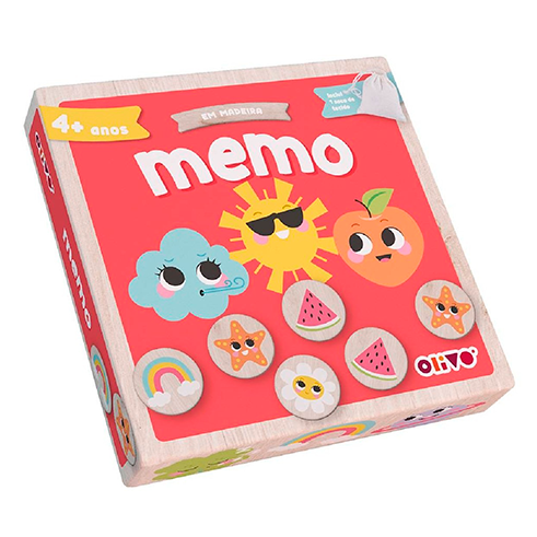OLIVO 00128 Game Evolui - Wooden Memo