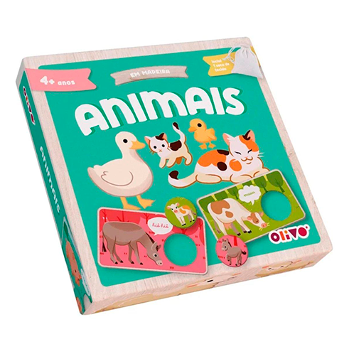 OLIVO 00105 Game Evolve - Wooden Animals (PT)