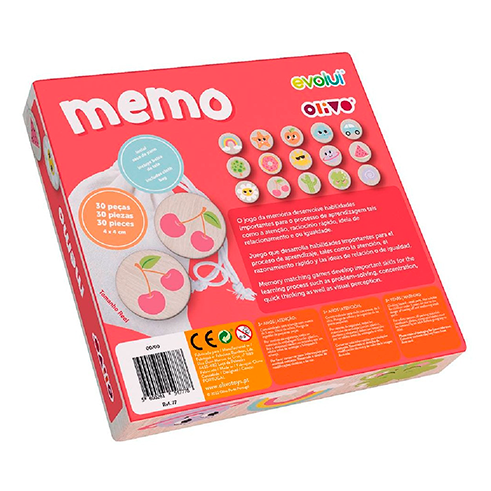 OLIVO 00128 Juego Evolui - Memo de Madera