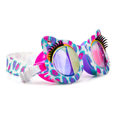 BLING2O 54010 Swimming Goggles Savvy Cat-Purple Patches