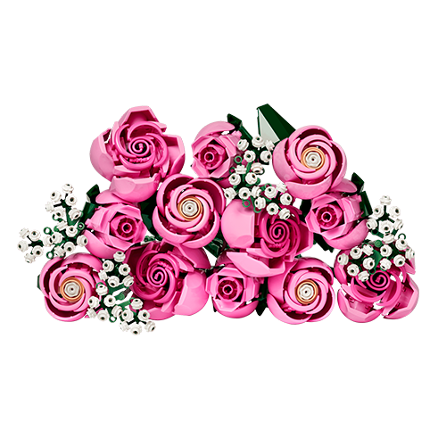 LEGO 10374 Botanicals Buquê de Rosas Cor-de-Rosa