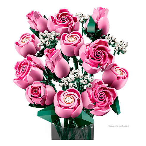 LEGO 10374 Botanicals Buquê de Rosas Cor-de-Rosa