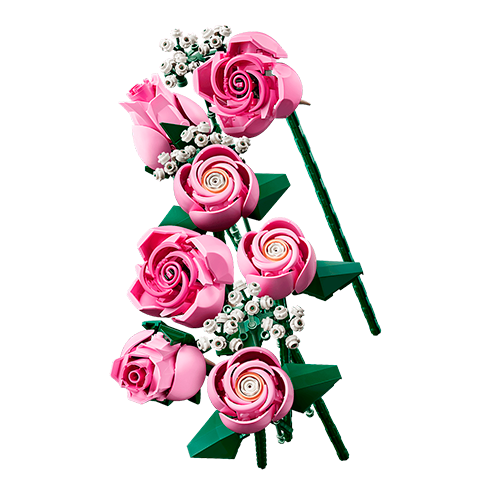LEGO 10374 Botanicals Buquê de Rosas Cor-de-Rosa