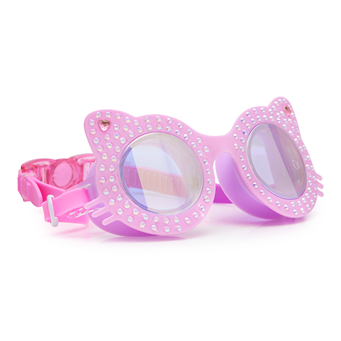 BLING2O 61247 Swimming Goggles Kitten-Pawprint Pink
