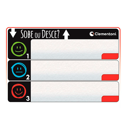 CLEMENTONI 67068 Game Up or Down (PT)