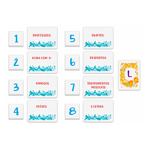 CLEMENTONI 67342 Juego de Nombres, Cosas y Ciudades