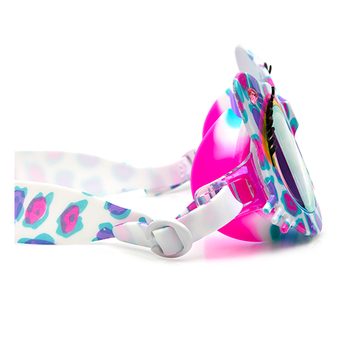 BLING2O 54010 Swimming Goggles Savvy Cat-Purple Patches