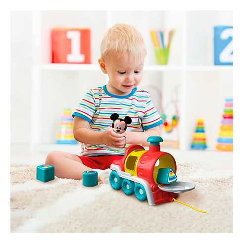 CLEMENTONI Baby Mickey Shape Sorter Train (PT)