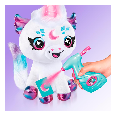 CANAL TOYS AIR028 Airbrush Plush Paint Your Magic Unicorn
