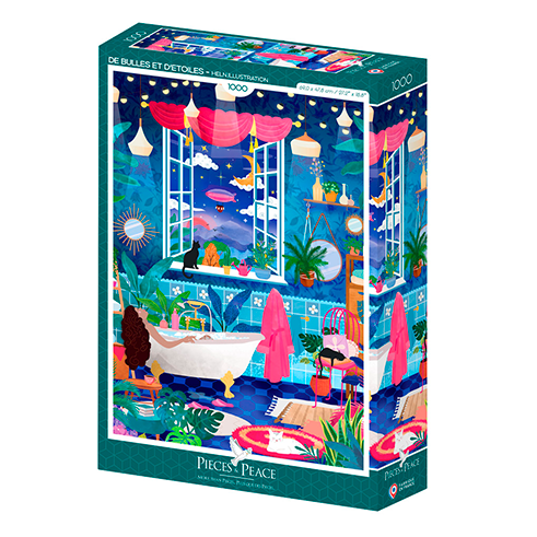 PIECES & PEACE 00287 Puzzle 1000 Pcs Bubbles and Stars