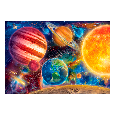 BLUEBIRD F-91159 Puzzle 1000 Pcs Stunning Solar System