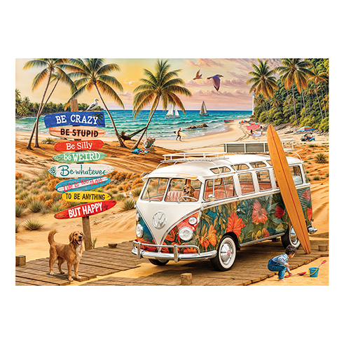 EUROGRAPHICS 6000-6066 Puzzle 1000 Pcs VW Be Happy