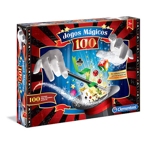 CLEMENTONI 67166 Juego 100 Juegos de Magia (PT)