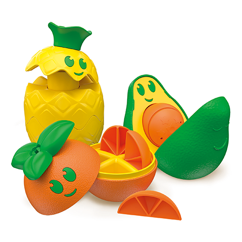CLEMENTONI 17512 Baby Stackable Fruits