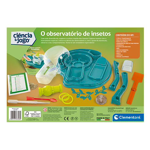 CLEMENTONI 67828 Science and Game The Insect Observatory