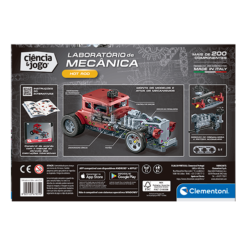 CLEMENTONI 67831 Science and Game Mechanics Laboratory - Hot Rod