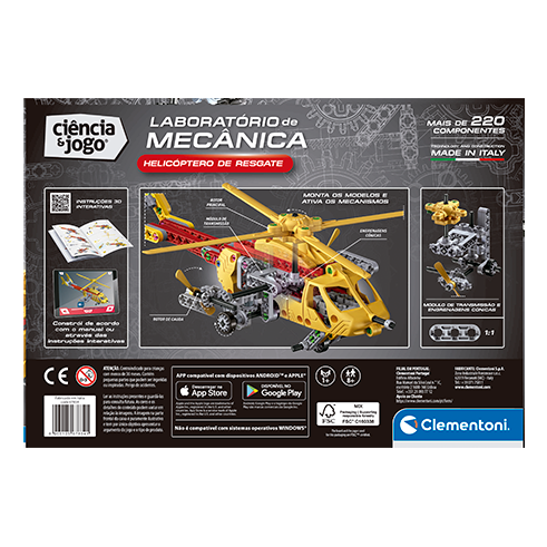 CLEMENTONI 67834 Science and Game Mechanics Laboratory - Rescue Helicopter