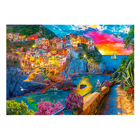 TREFL 10982 Puzzle 1000 Pcs Evening walk through Cinque Terre