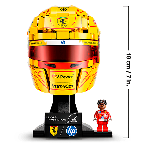LEGO 43022 Editions Scuderia Ferrari HP Casco de Lewis Hamilton