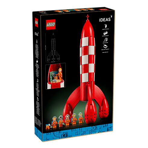 LEGO 21367 Ideas Foguetão Lunar de Tintin