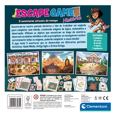 CLEMENTONI 67485 Escape Game - Story (PT)