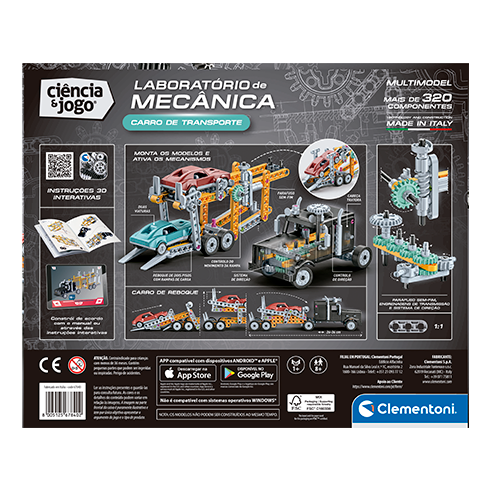 CLEMENTONI 67840 Science and Game Mechanics Laboratory - Transport Vehicle