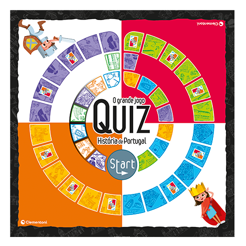 CLEMENTONI 67574 Game The Great Quiz Game - History of Portugal (PT)