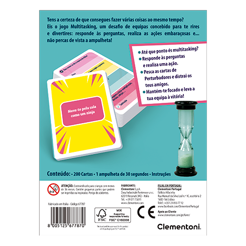 CLEMENTONI 67787 Multitasking Game (PT)