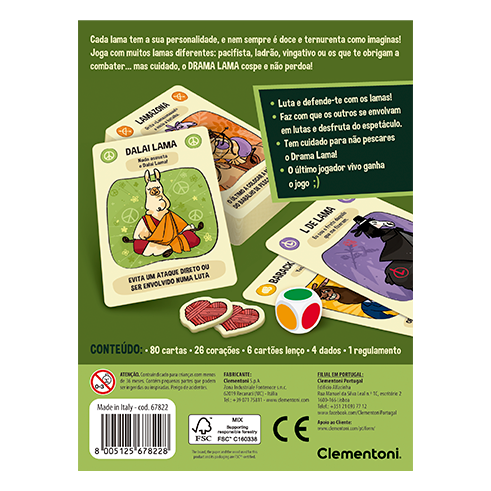 CLEMENTONI 67822 Drama Lhama Game (PT)