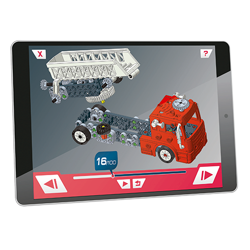 CLEMENTONI 67839 Ciência e Jogo Laboratório de Mecânica - Camião de Bombeiros