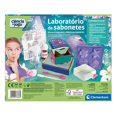 CLEMENTONI Science and Game Soap Laboratory