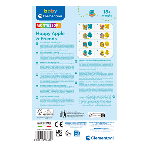 CLEMENTONI 17600 Baby Happy Apple