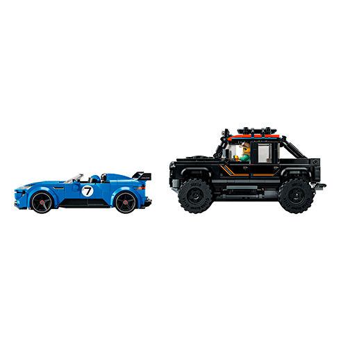 LEGO 77264 Speed Champions Jaguar Project 7 y Land Rover Defender
