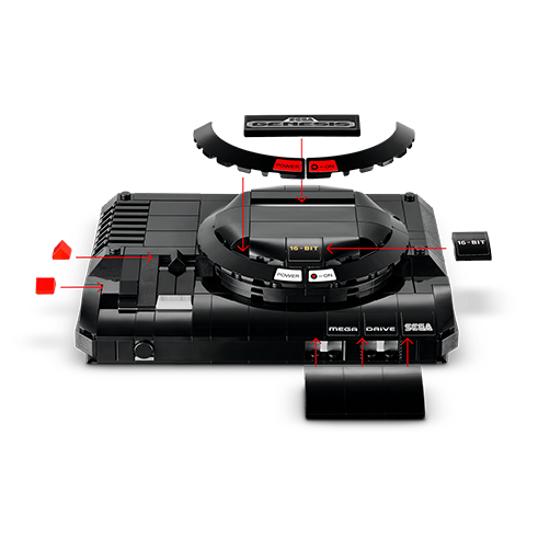 LEGO 40926 Icons Consola SEGA Mega Drive