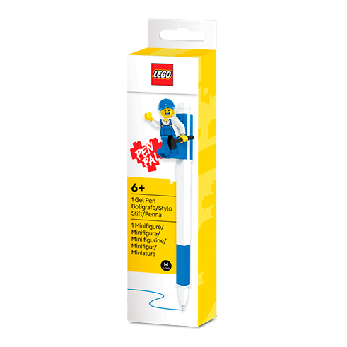 LEGO Stationery Caneta de Gel Pen Pal c/ Minifigura Azul