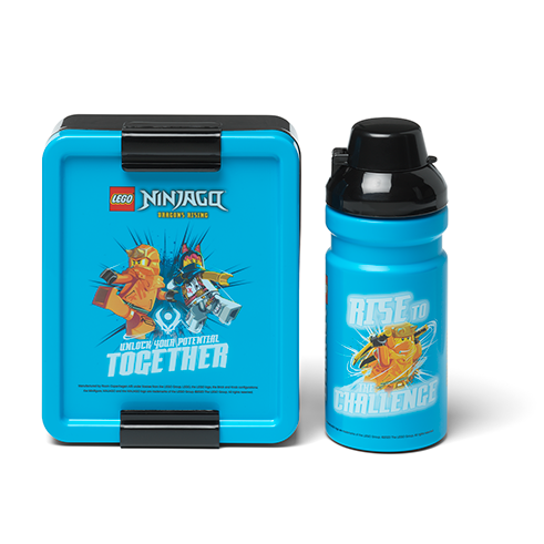LEGO Storage Set Fiambrera/Bottella Ninjago Azul