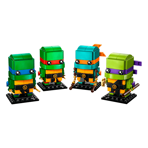 LEGO 40878 BrickHeadz Figuras de Teenage Mutant Ninja Turtles