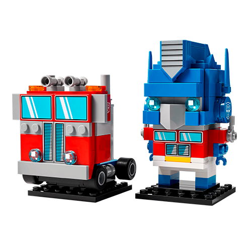 LEGO 40803 BrickHeadz Robô e Veículo de Optimus Prime