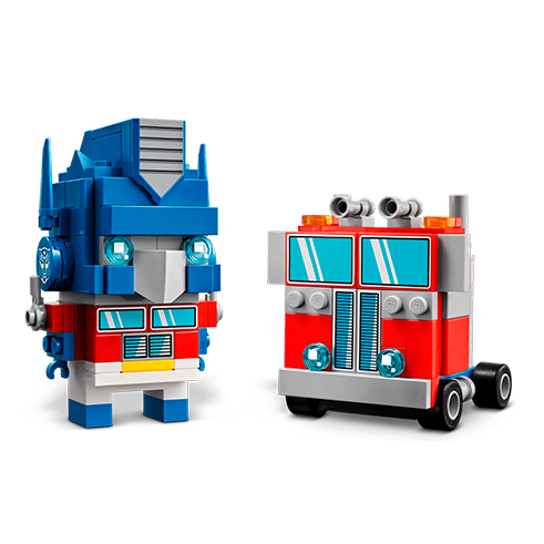 LEGO 40803 BrickHeadz Robô e Veículo de Optimus Prime
