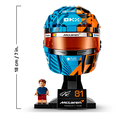 LEGO 43017 Editions F1 McLaren Mastercard F1 Team Oscar Piastri Helmet