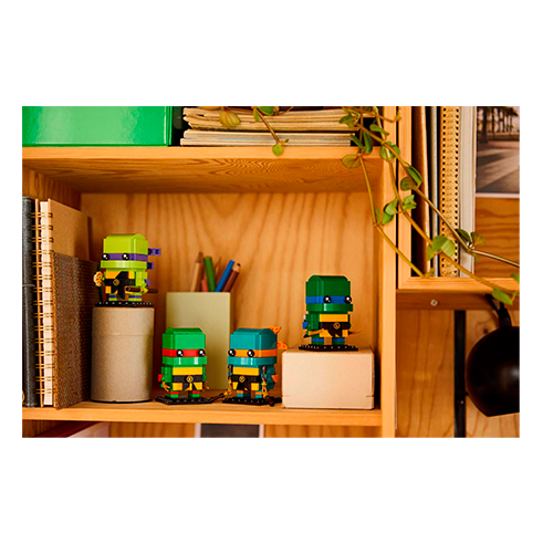 LEGO 40878 BrickHeadz Figuras de Teenage Mutant Ninja Turtles